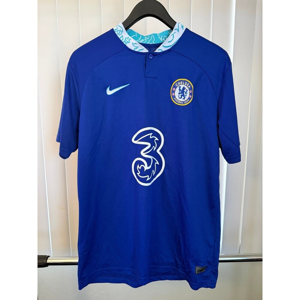 Men’s Nike  Dri-Fit 2022-2023 Chelsea FC Home Shirt Jersey #21 Cheko Size XL